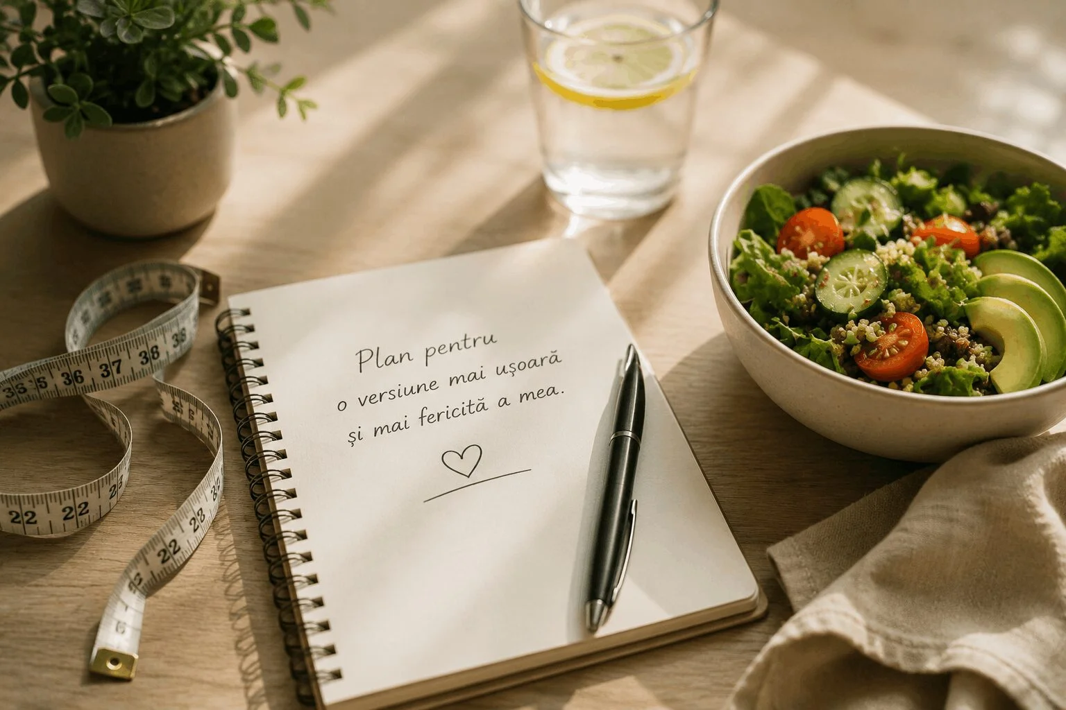 Plan de slăbit 10 kg cu alimentație echilibrată și obiceiuri sănătoase